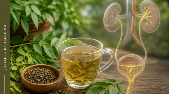 Infusion de frêne favorisant l'élimination urinaire et le drainage naturel des reins - Herboristerie Sensathé